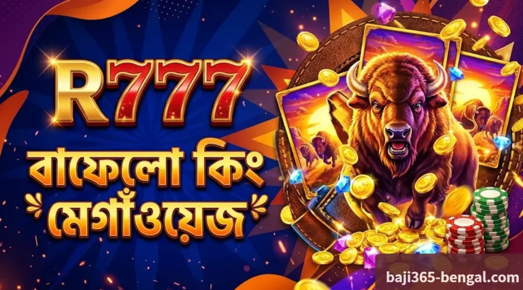 R777 বাফেলো কিং মেগাওয়েজ – কেন হাই-স্টেক্স প্লেয়ারদের এই স্লট গেমটি একবার হলেও খেলা উচিত